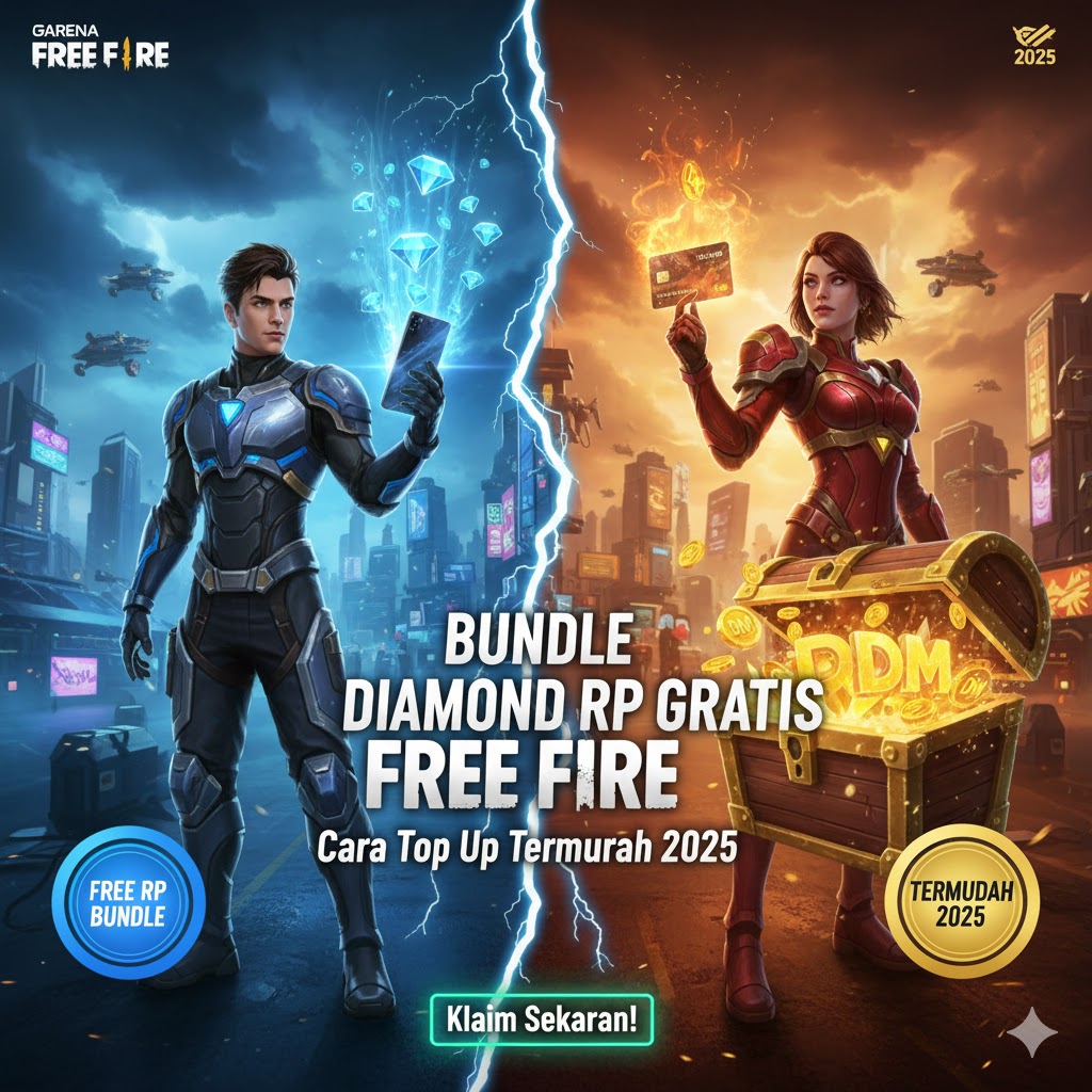 Bundle Diamond RP Gratis Free Fire: Cara Top Up Termurah 2025