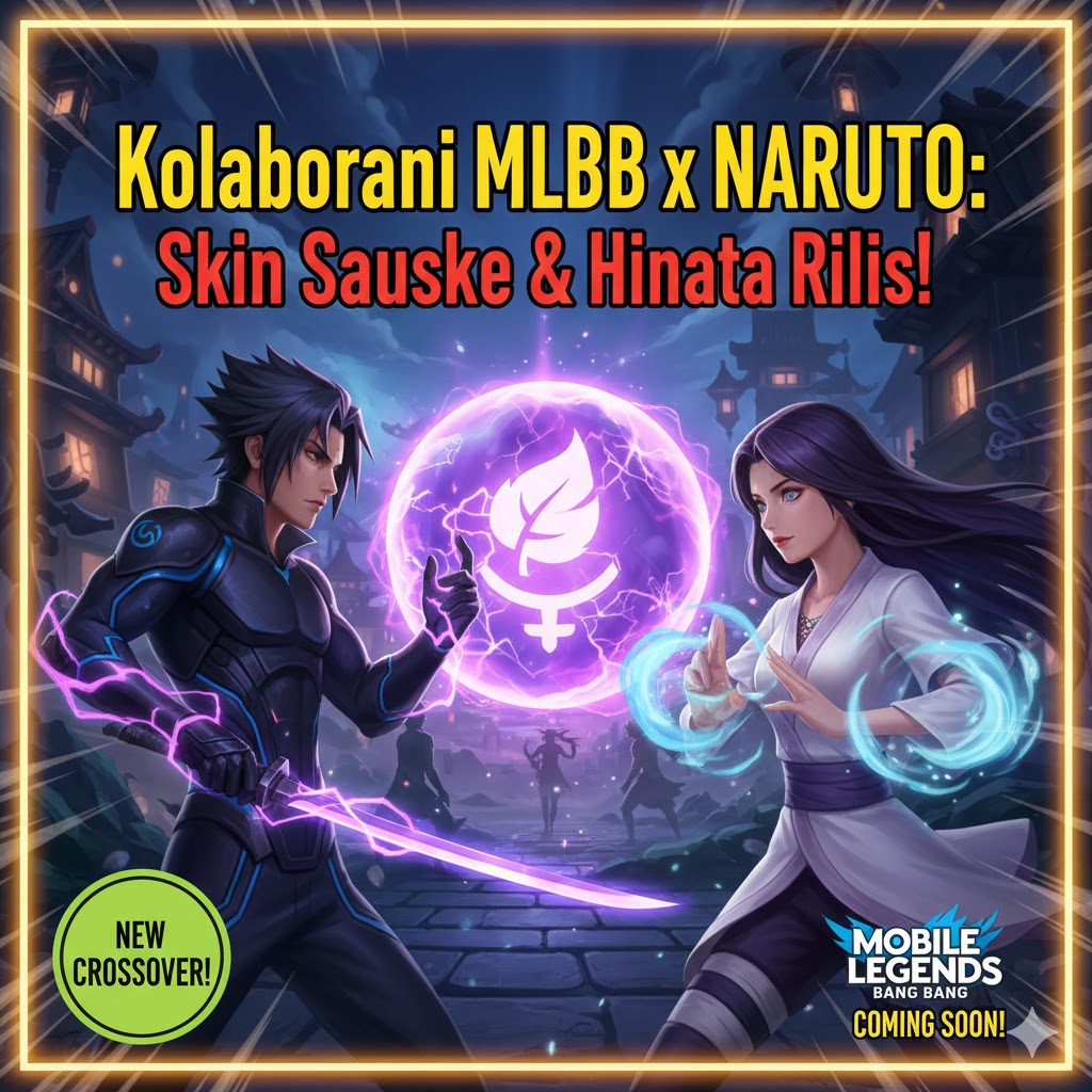 Kolaborasi MLBB x Naruto: Skin Sasuke & Hinata Rilis – Epic Mythic Gila!