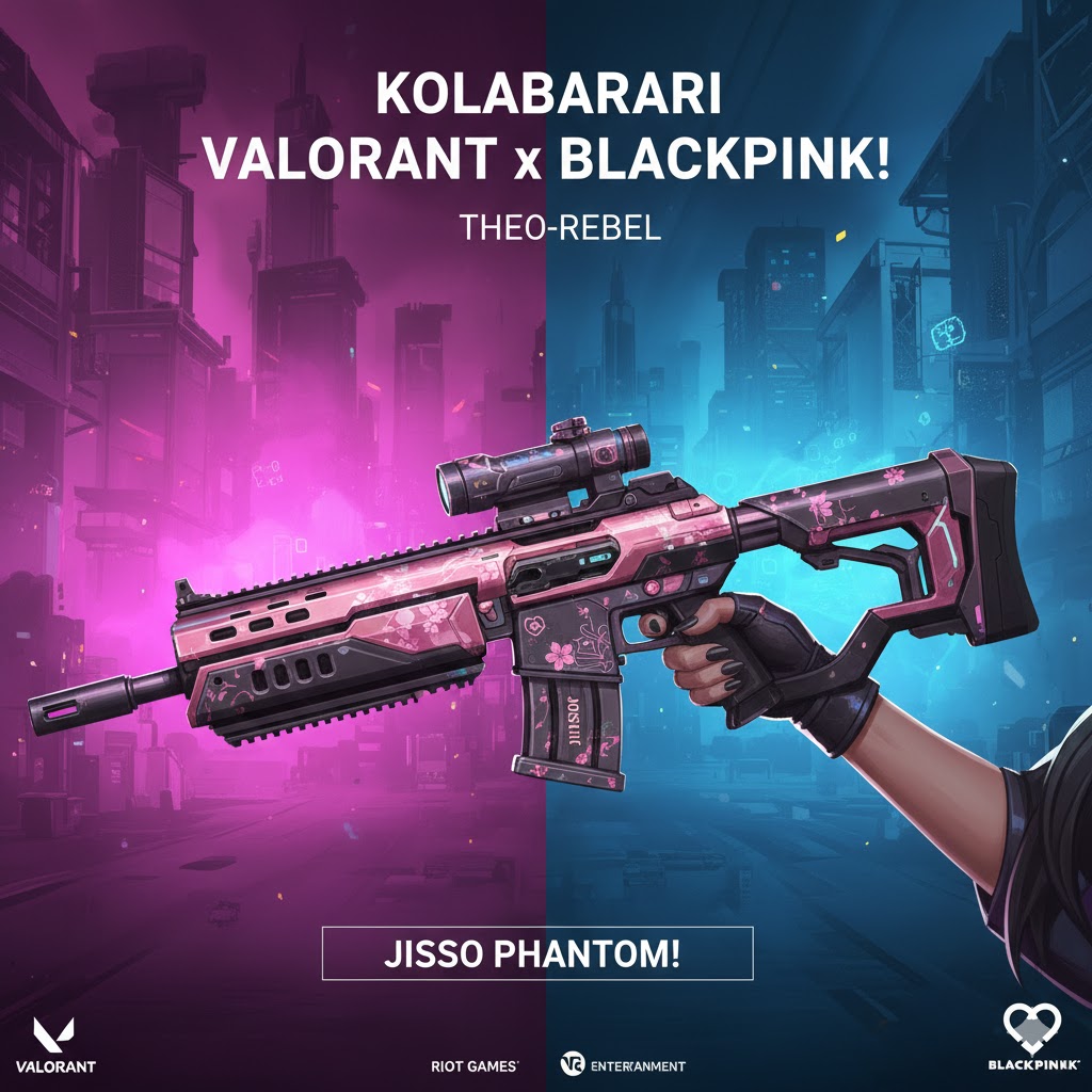 Kolaborasi Valorant x Blackpink: Jisoo Phantom! Bocoran Skin Eksklusif 2025