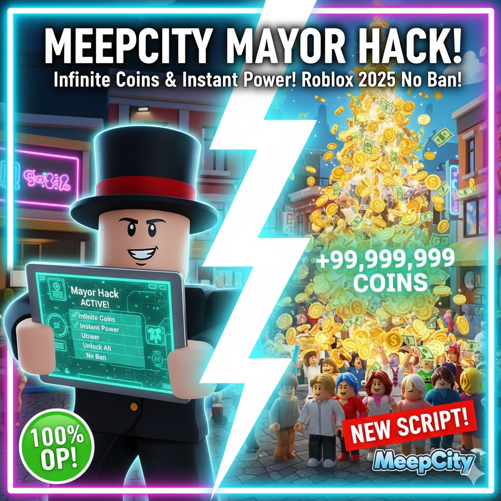 MeepCity Mayor Hack: Langsung Jadi Wali Kota Gratis Roblox 2025