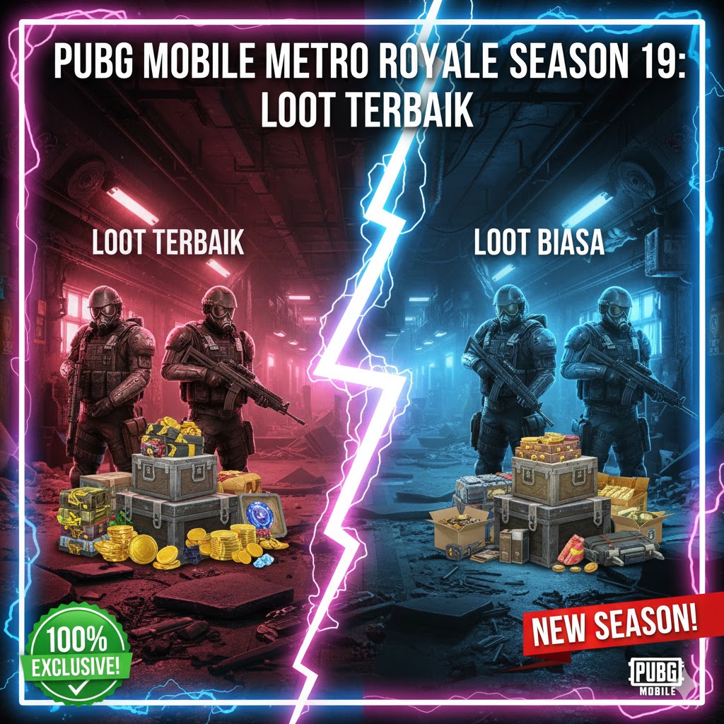 PUBG Mobile Metro Royale Season 19: Loot Terbaik 2025 – 5 Spot Farming Maksimal Metro Cash!
