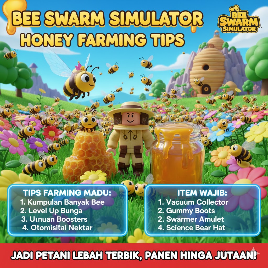 Bee Swarm Simulator: Honey Farming Tips Tercepat Terbaru Januari 2026