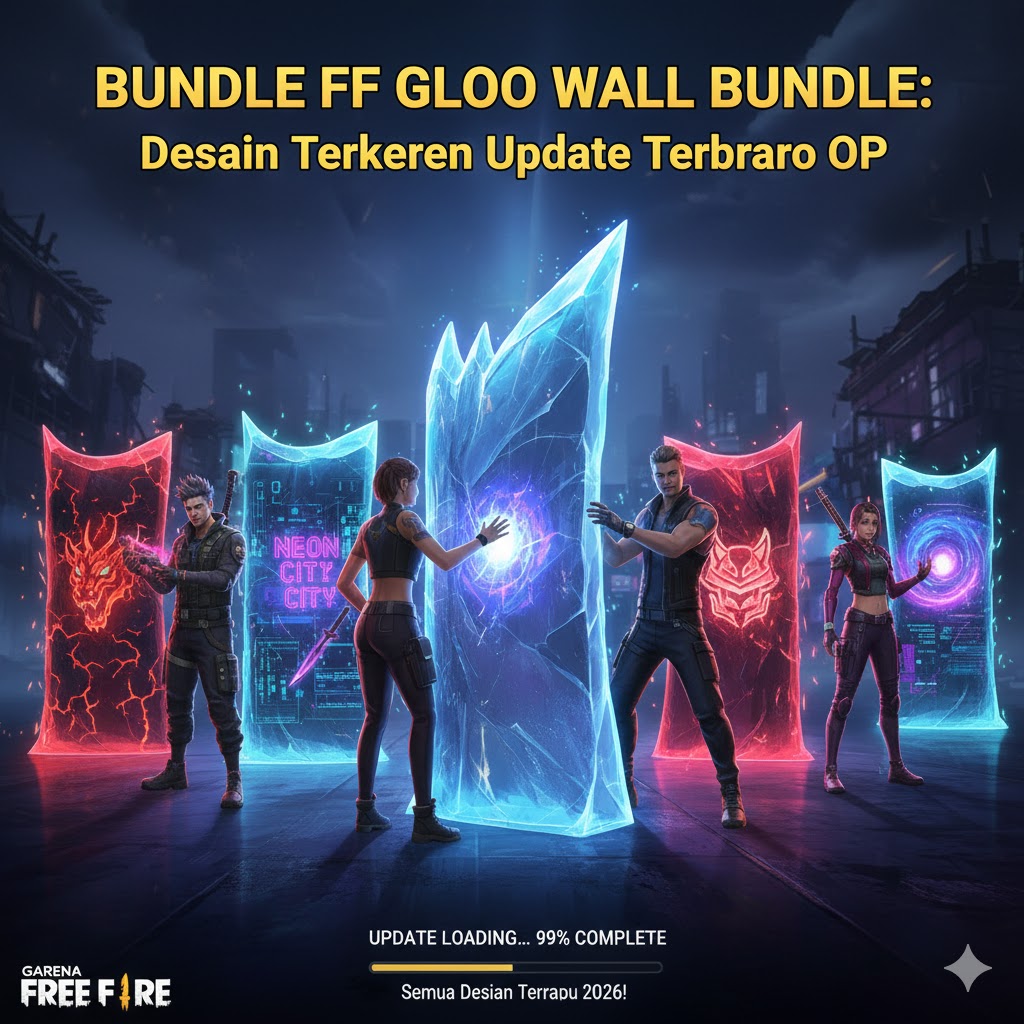 Bundle FF Gloo Wall Bundle: Desain Terkeren Update OB44 2026 untuk Flexing!
