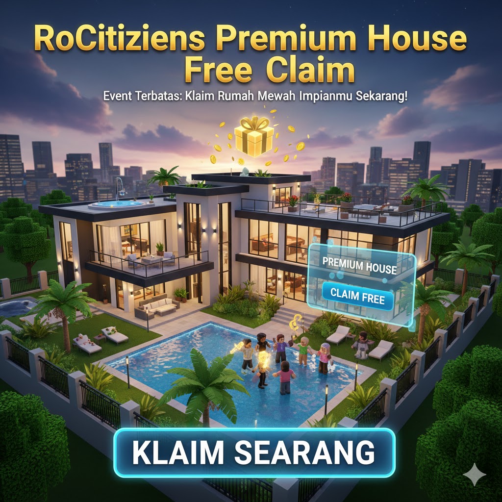RoCitizens Premium House Free Claim: Cara Dapat Rumah Mewah Gratis 2026