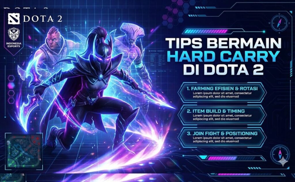 Tips Bermain Hard Carry di Dota 2 Agar Menang di Late Game