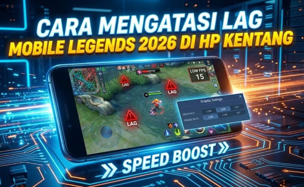 Cara Mengatasi Lag Mobile Legends 2026 di HP Kentang Settingan Grafik Terbaru