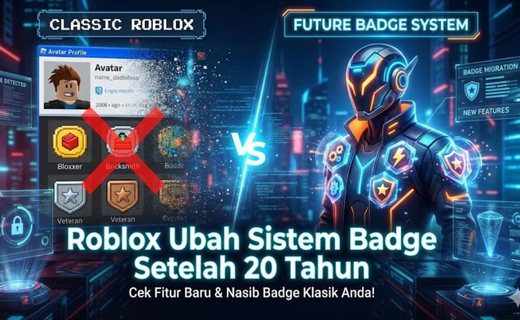 Roblox Ubah Sistem Badge Setelah 20 Tahun